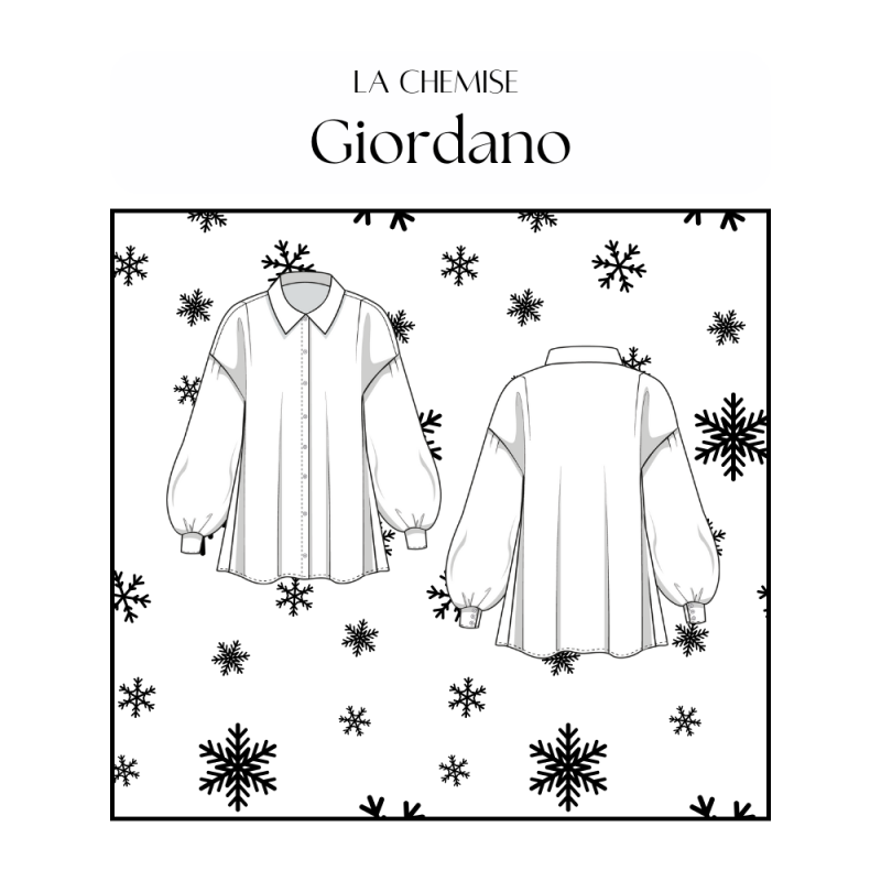 Giordano — Parisian Shirt PDF Sewing Pattern | Galaen Paris