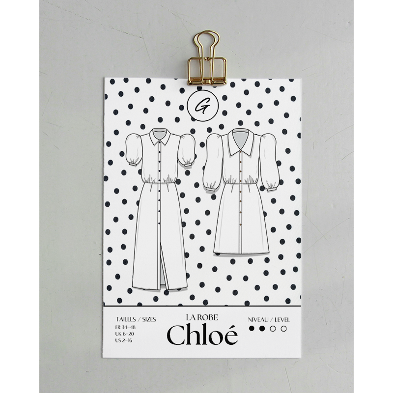 Chloé — Dress PDF Sewing Pattern | Galaen Paris