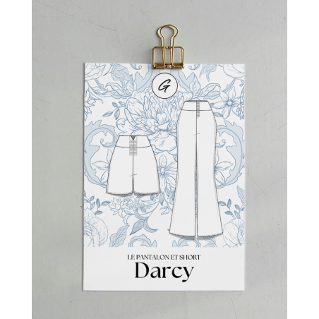 Darcy — Pants & Shorts PDF Sewing Pattern | Galaen Paris