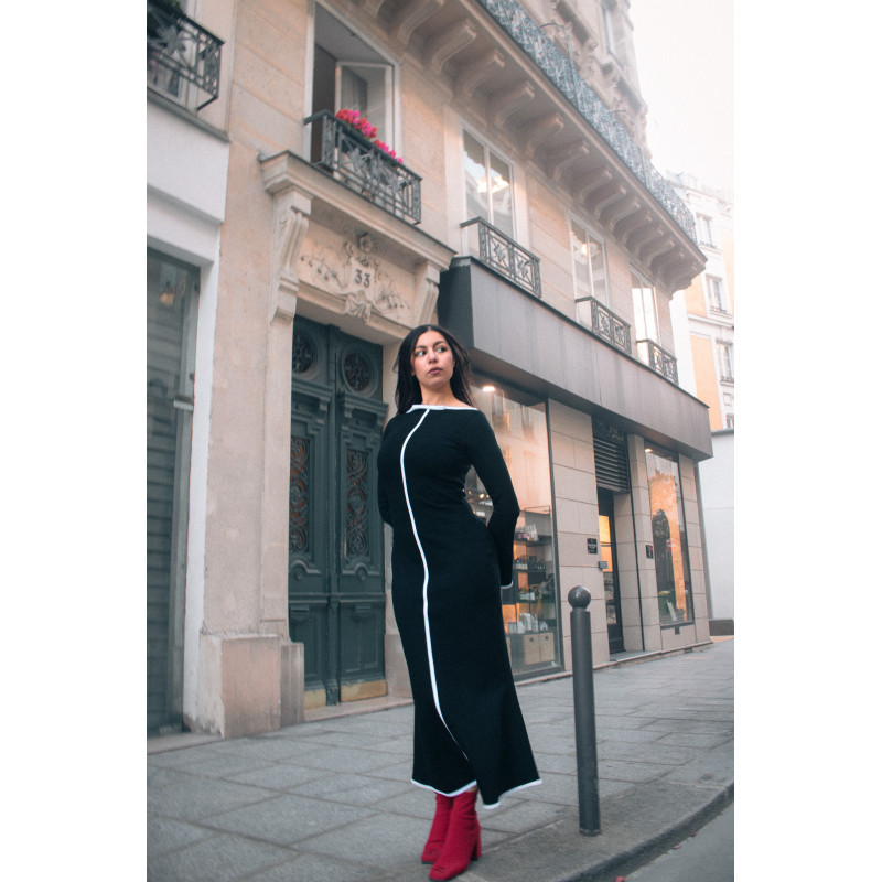 Colette, maxi knitted dress | AW 2026